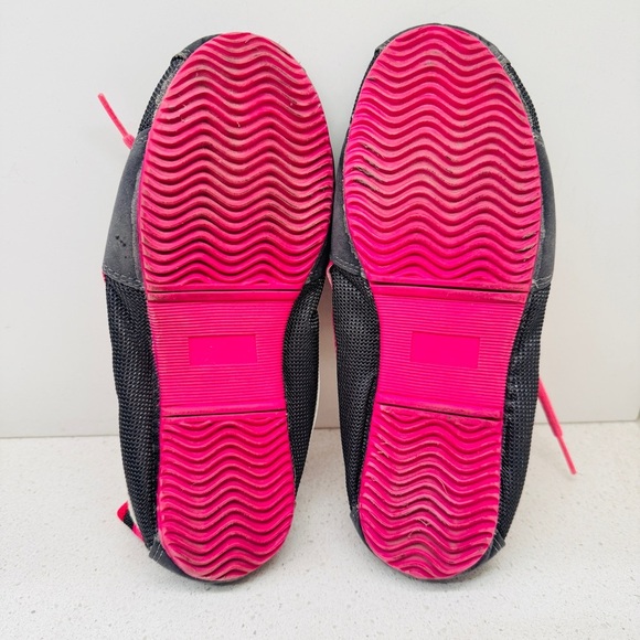 Jinga Shoes Runners Dance Jazz Salsa Sneaker Lace Up Gray Pink Women's Sz 36 - Picture 12 of 12